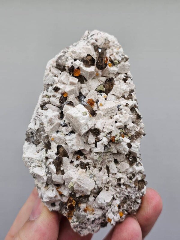 Spessartien Orthoklaas Rookkwarts (box2)