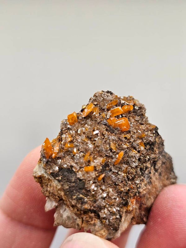 Wulfeniet Calciet (box1)