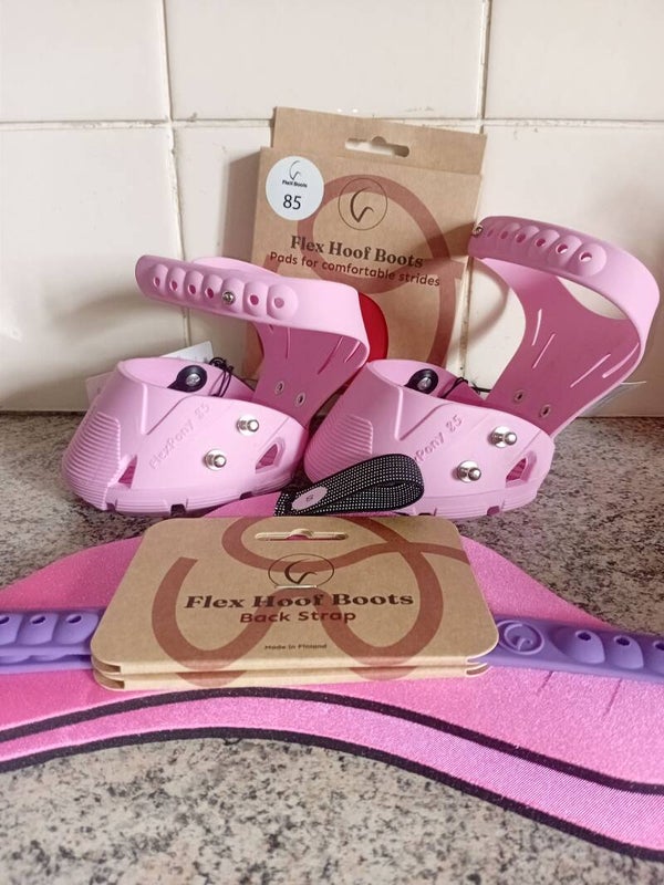 Hipposandale Rose Poney Complète 80-105 - Pink Flex Boot Pony complete