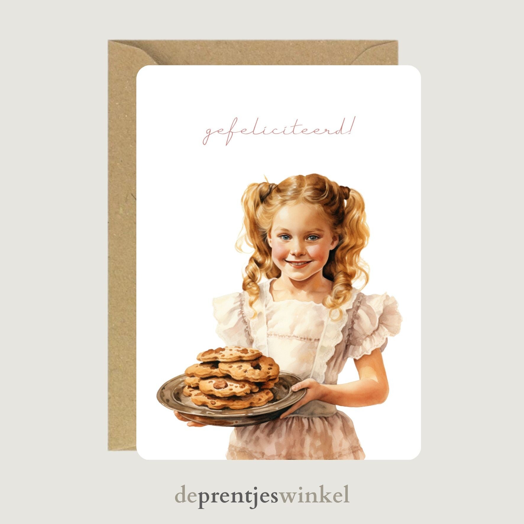 GEFELICITEERD | Meisje met koekjes