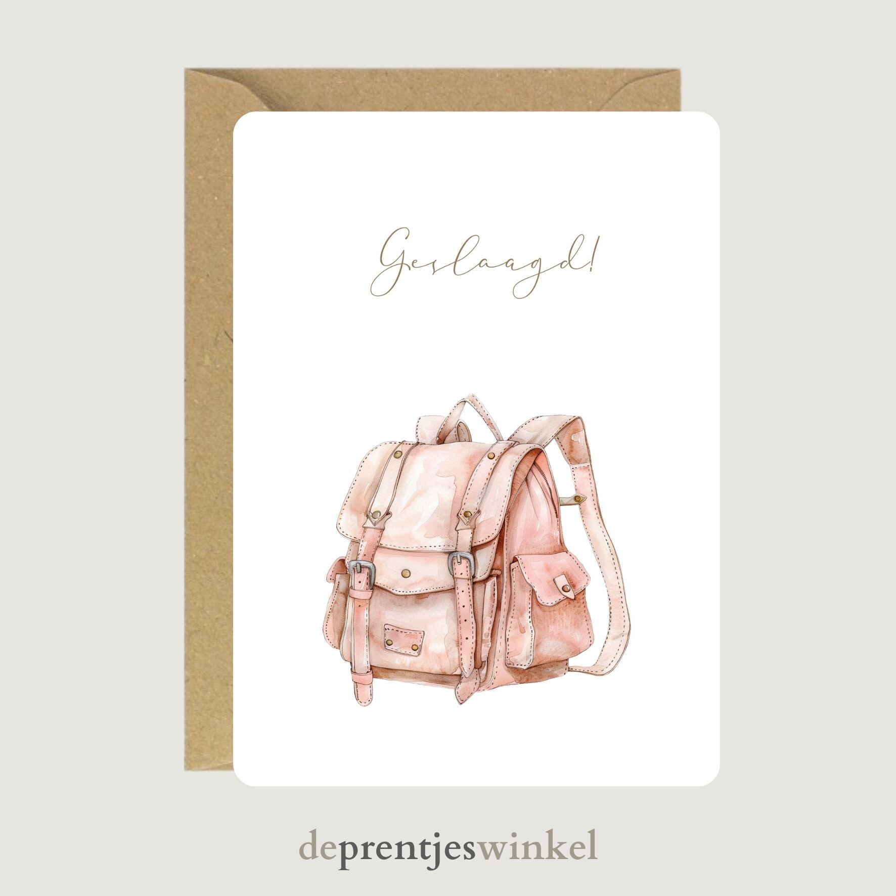 GESLAAGD | Rugtas