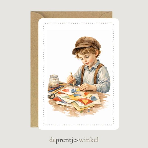 BLANCO | Jongen knutselt