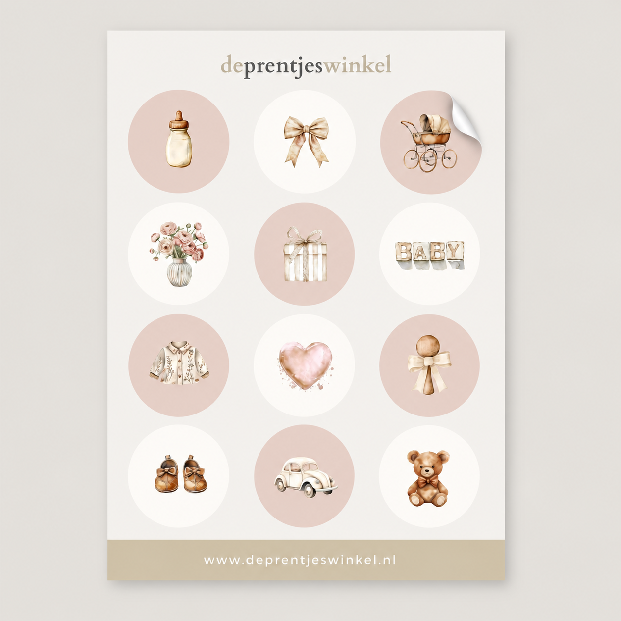 STICKERVEL | Geboorte meisje