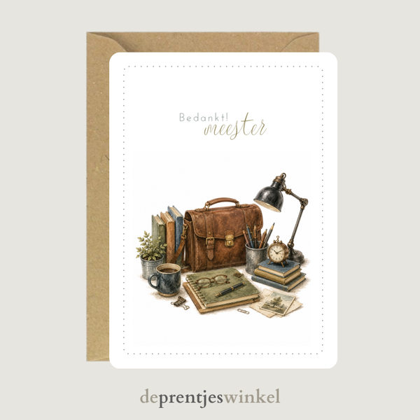 BEDANKT MEESTER | 01