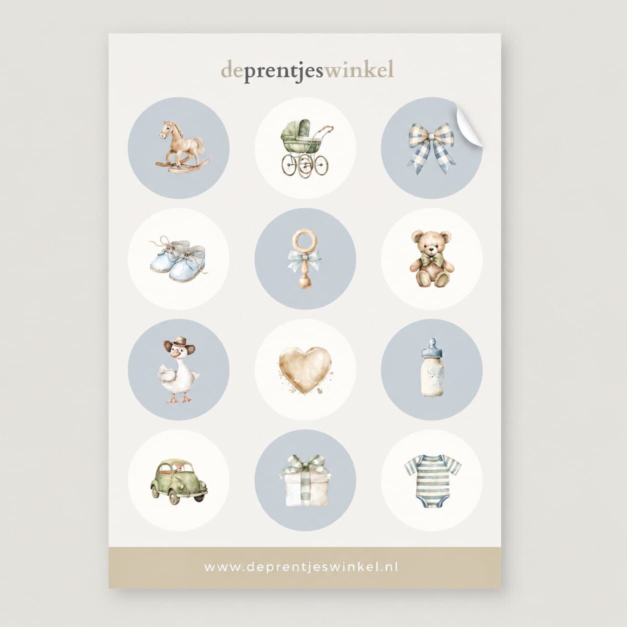 STICKERVEL | Geboorte jongen
