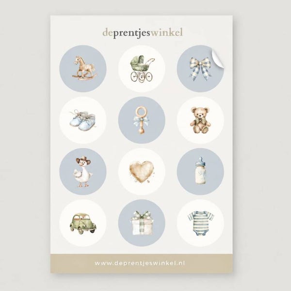 STICKERVEL | Geboorte jongen
