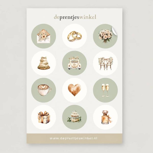 STICKERVEL | Huwelijk