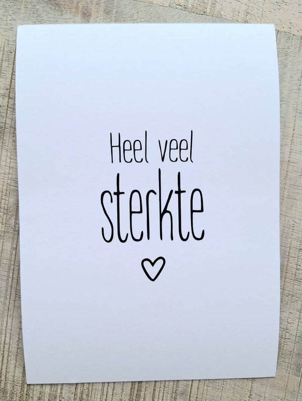 Kaart Heel veel sterkte