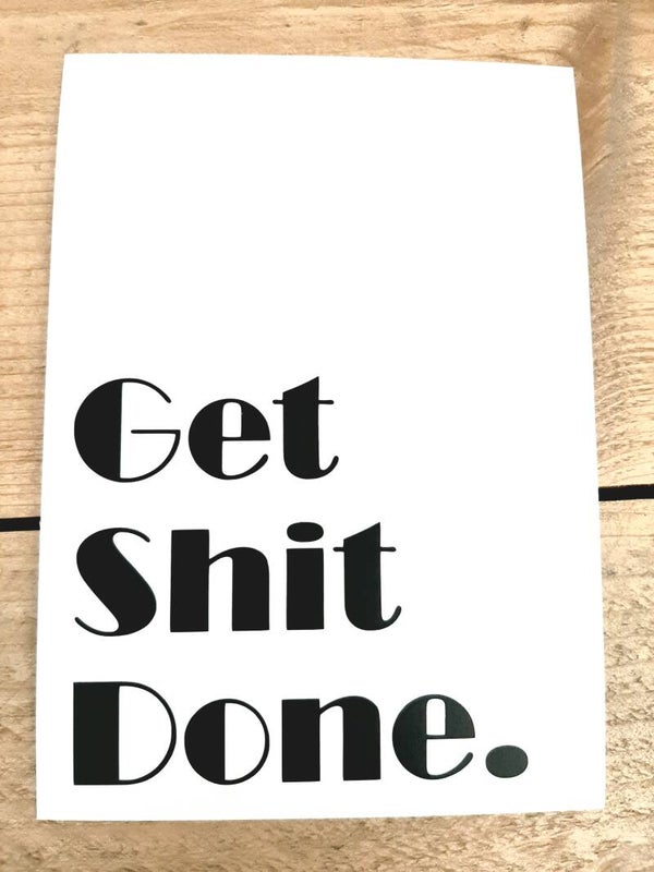 Kaart Get shit done