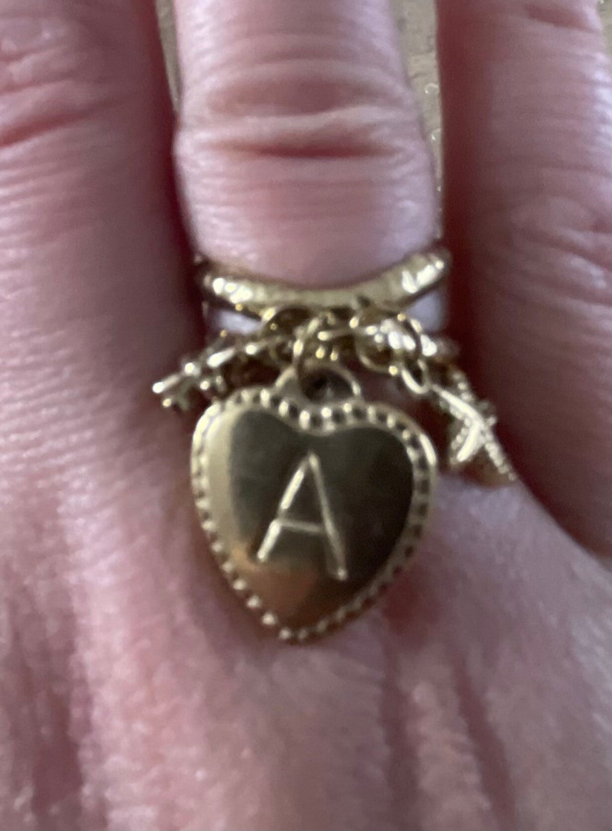Letter A ring