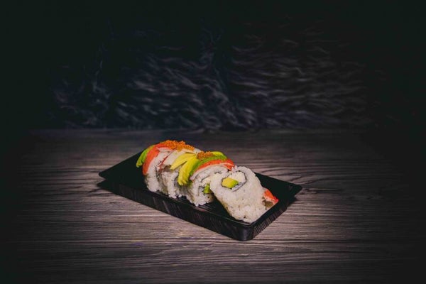 Rainbow Krabban Roll (8 Stück)