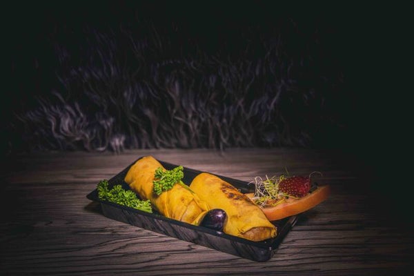 Vegetarische Frühlingsrollen (2 Stück)