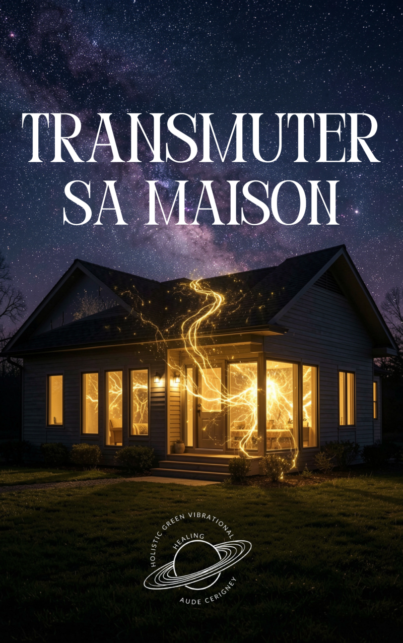Transmuter sa maison — rituel de transmutation énergétique de votre espace. © Holistic Green Vibrational Healing 2026.