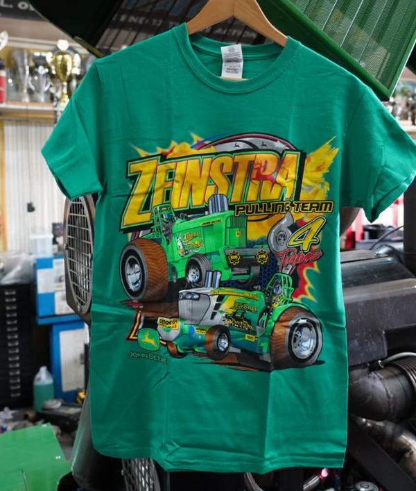 Heren t-shirt Donkergroen L