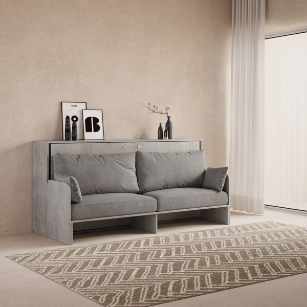 Letto a scomparsa singolo con divano