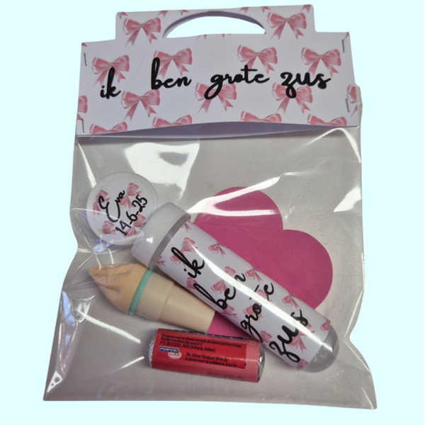 traktatie zakje met bellenblaas