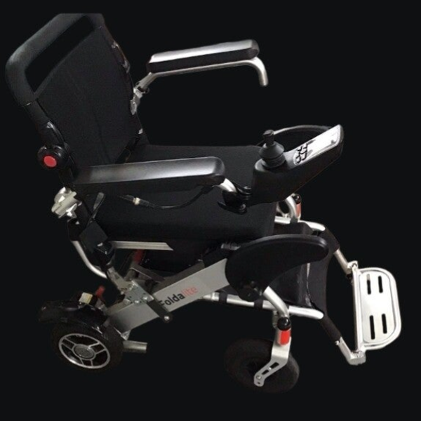 RECONDITIONED FOLDALITE REAR-WHEEL DRIVE FOLDING POWERCHAIR