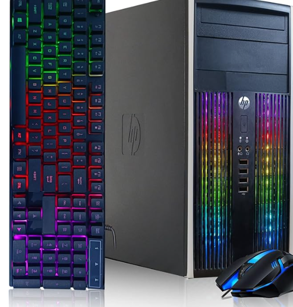 HP RGB Gaming Desktop PC, Intel Quad I7, GeForce GTX 1660  (Renewed)