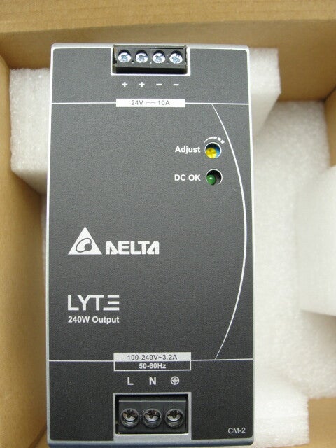 Lot of 3 Delta Electronics DRL-24V240W1AA, 10 Amp, 24VDC Power Supply