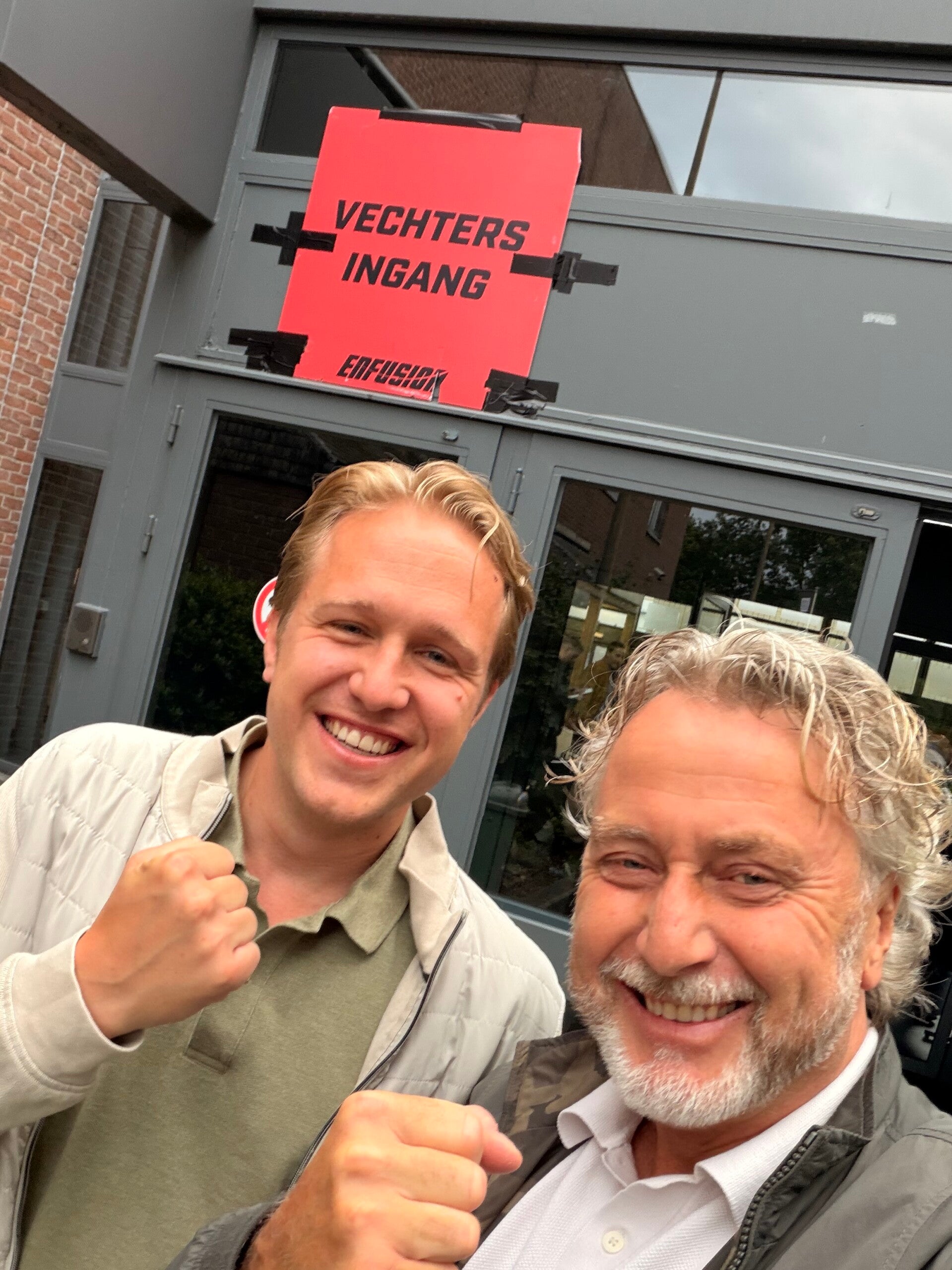 Dylan Verkerk en Harry Noorlander