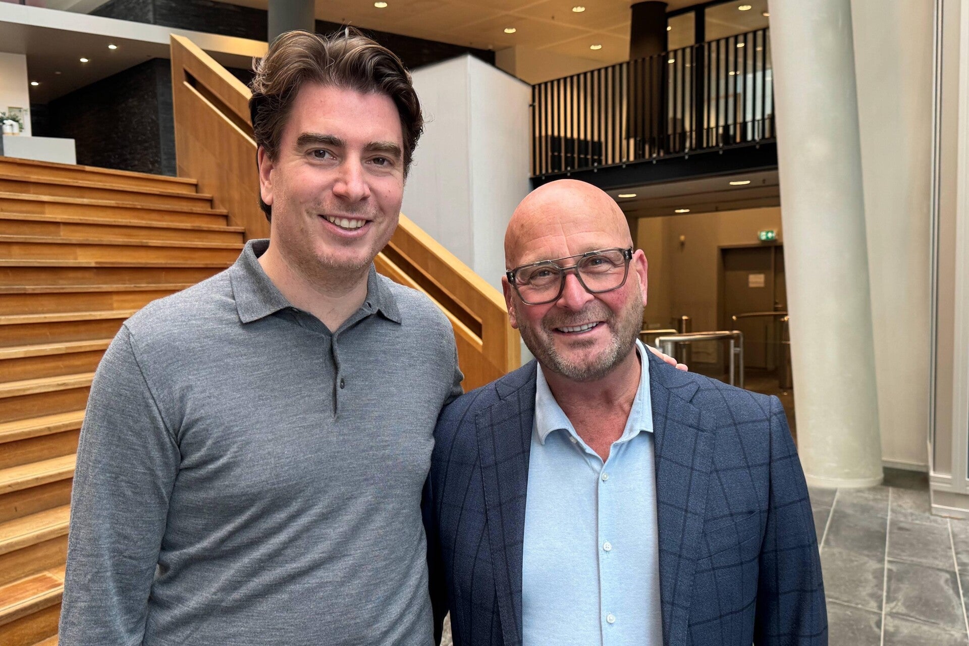 Jasper Meerding en Ad van Bergen