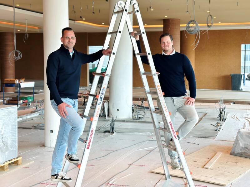 Rik van der Valk (Valk Exclusief) en Ronald Teiwes (Vrijstad Facility Services)