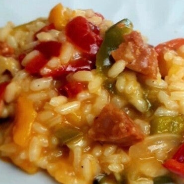 Risotto chorizo