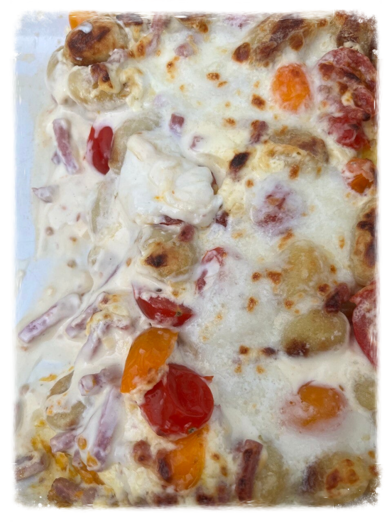 Gratin Gnocchis Tomates Mozzarella