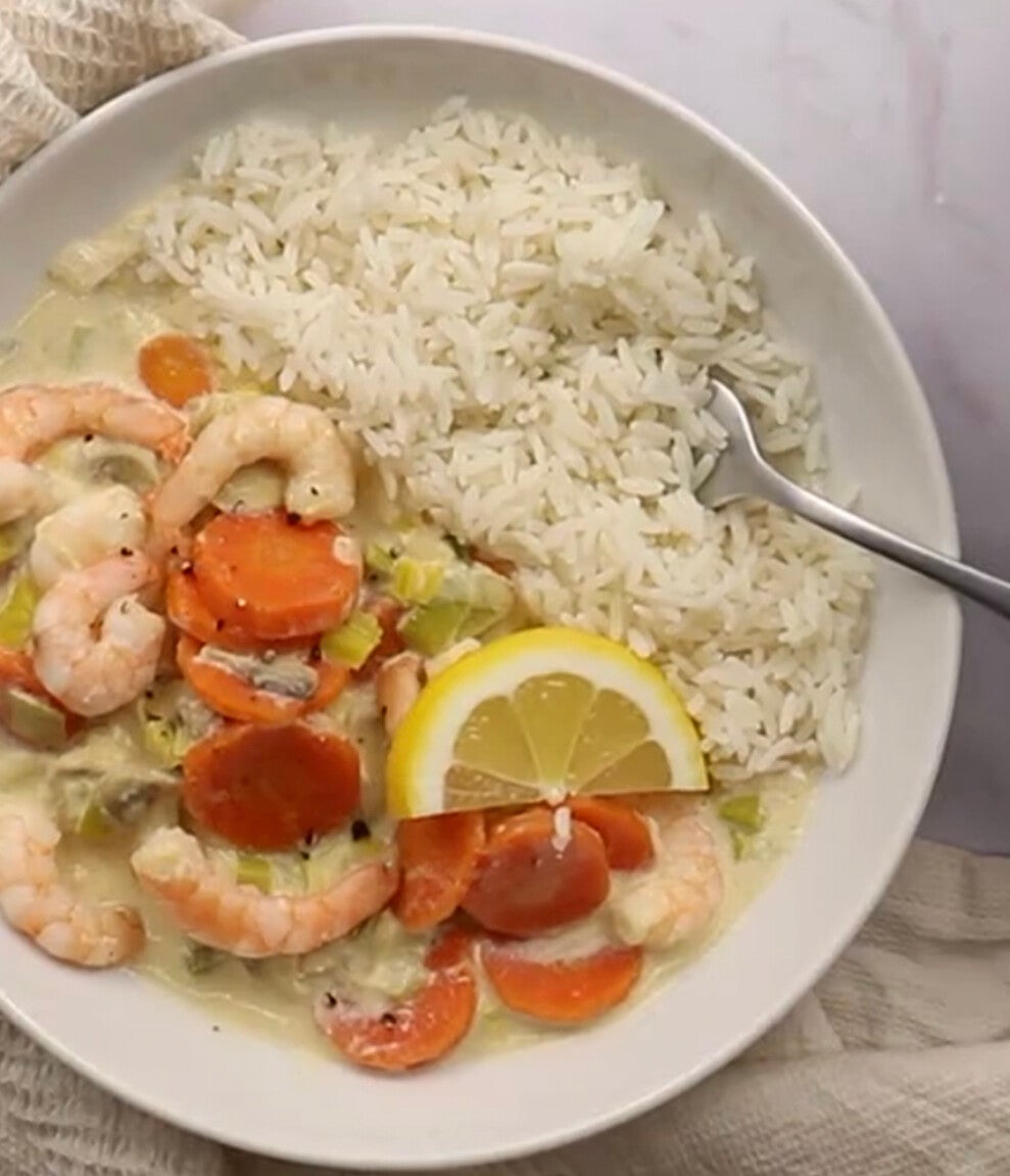 Blanquette de crevettes