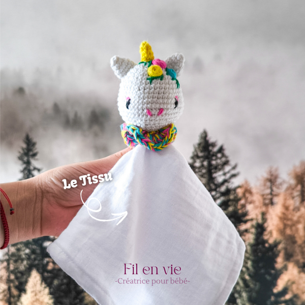 Doudou Lange - La Licorne