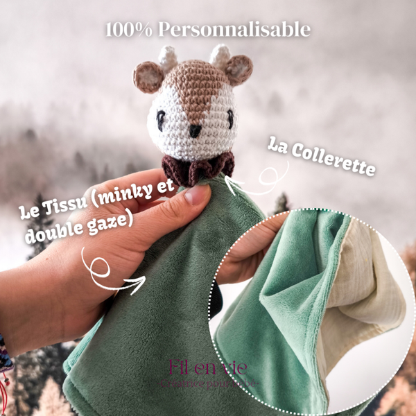 Doudou Minky - La Biche