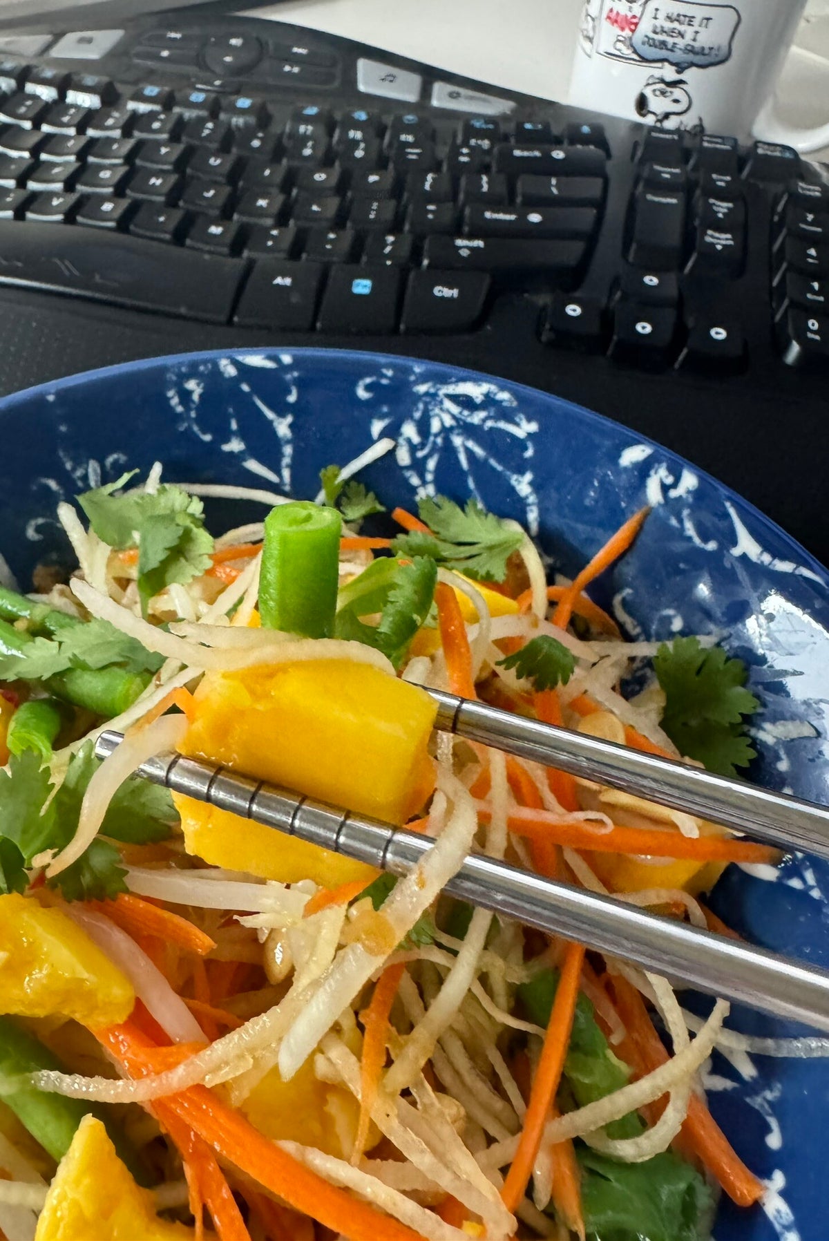 Spicy Green Papaya Mango Salad / Sides / Recipes | Cooking with Aloha, Texas Style