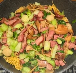 Oyster Sauce Pan Fried Noodles / Noodles / Recipes | Cooking with Aloha, Texas Style