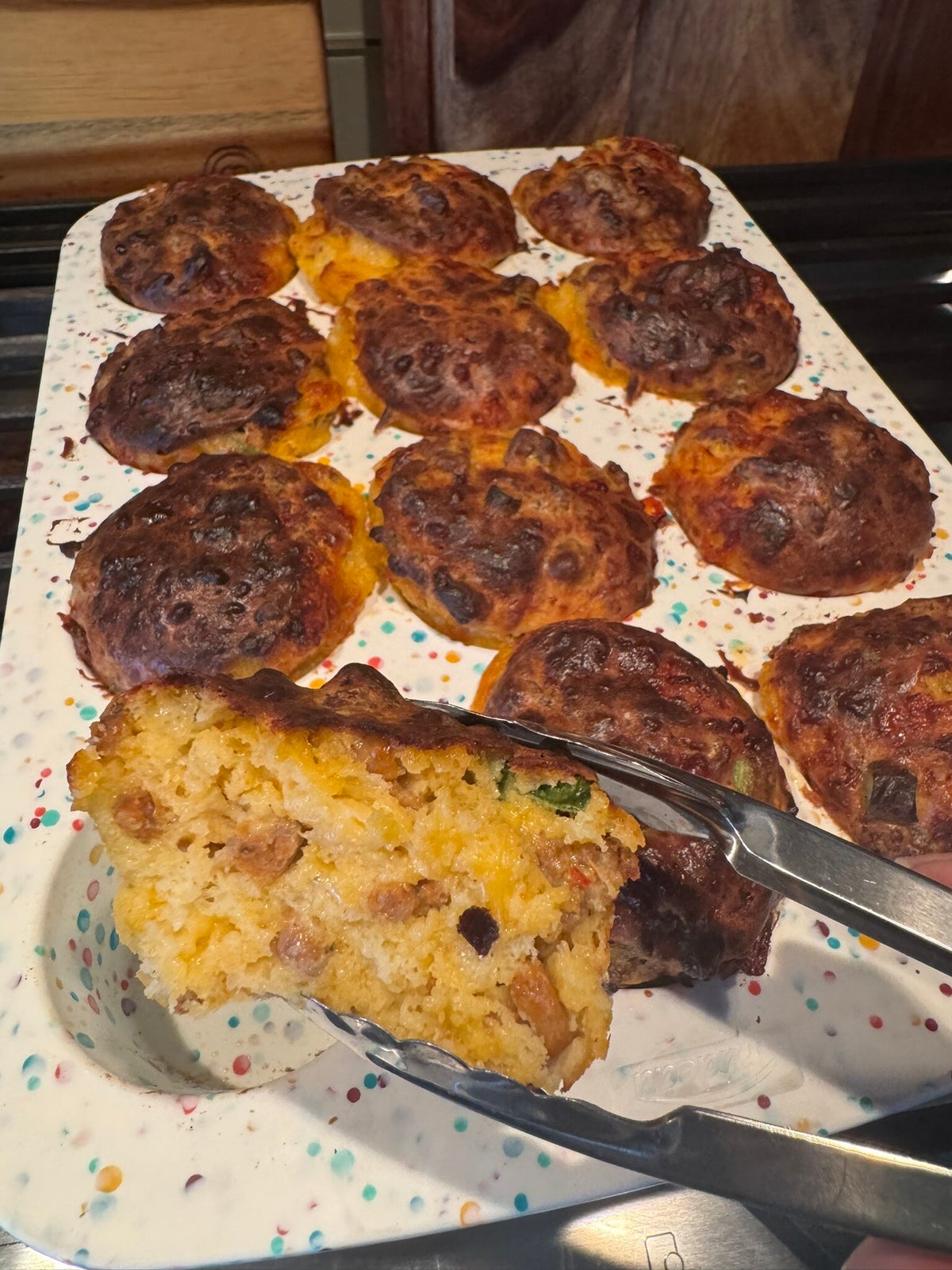Protein Egg Muffin with Italian Sausage, Cottage Cheese, / Sides / Recipes | Cooking with Aloha, Tex