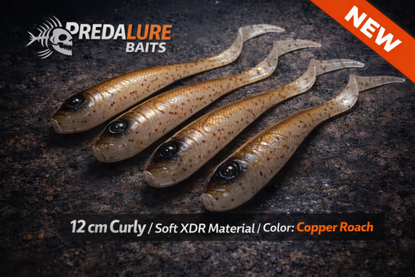 Predalure Curly 12cm Copper Roach