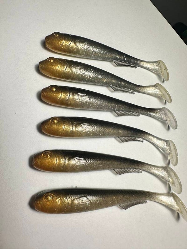 Predalure Baits - Paddle tail – Black Roach 9 cm (Extra Soft)