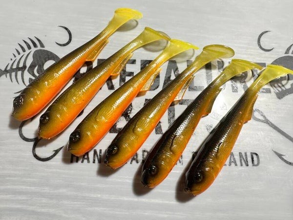 Predalure Baits - Paddle tail – Inferno Minnow  9 cm (Extra Soft)
