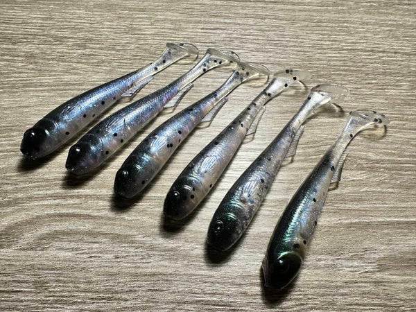 Predalure Baits - Spessu - Paddle tail - 7cm Sininen 6 kpl