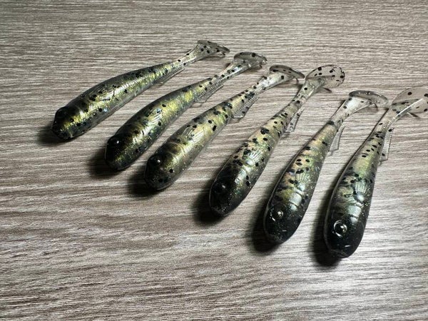 Predalure Baits - Spessu - Paddle tail - 7cm vihreä 6 kpl