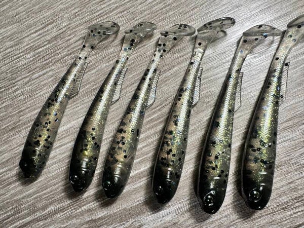 Predalure Baits - Spessu - Paddle tail - 9cm vihreä 6 kpl