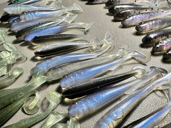 Predalure Baits - Paddle tail – Sinimuikku 9 cm (Extra Soft) 6kpl