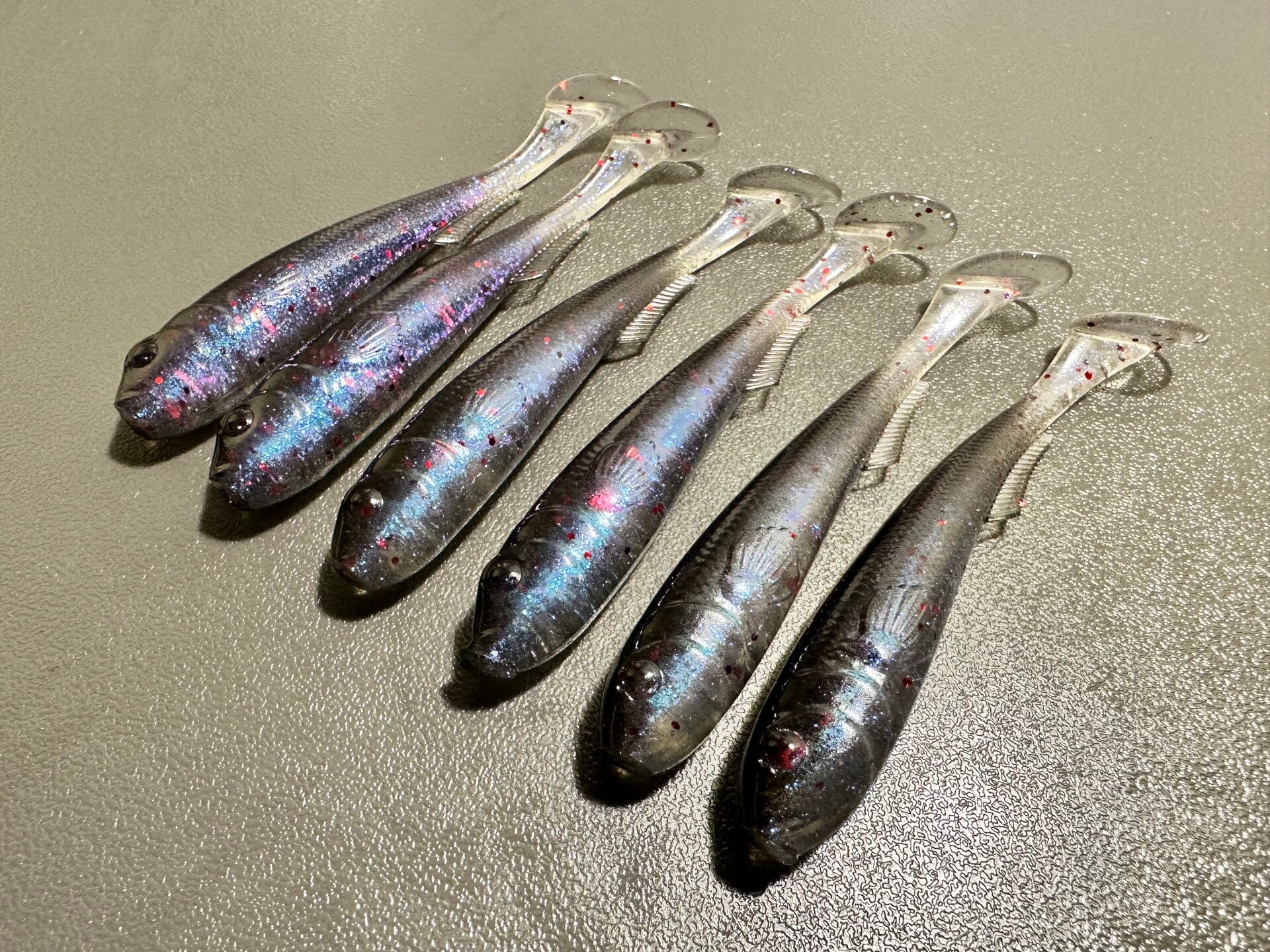 Predalure Baits - Paddle tail – Sinimuikku 2.0   (Extra Soft) 6kpl