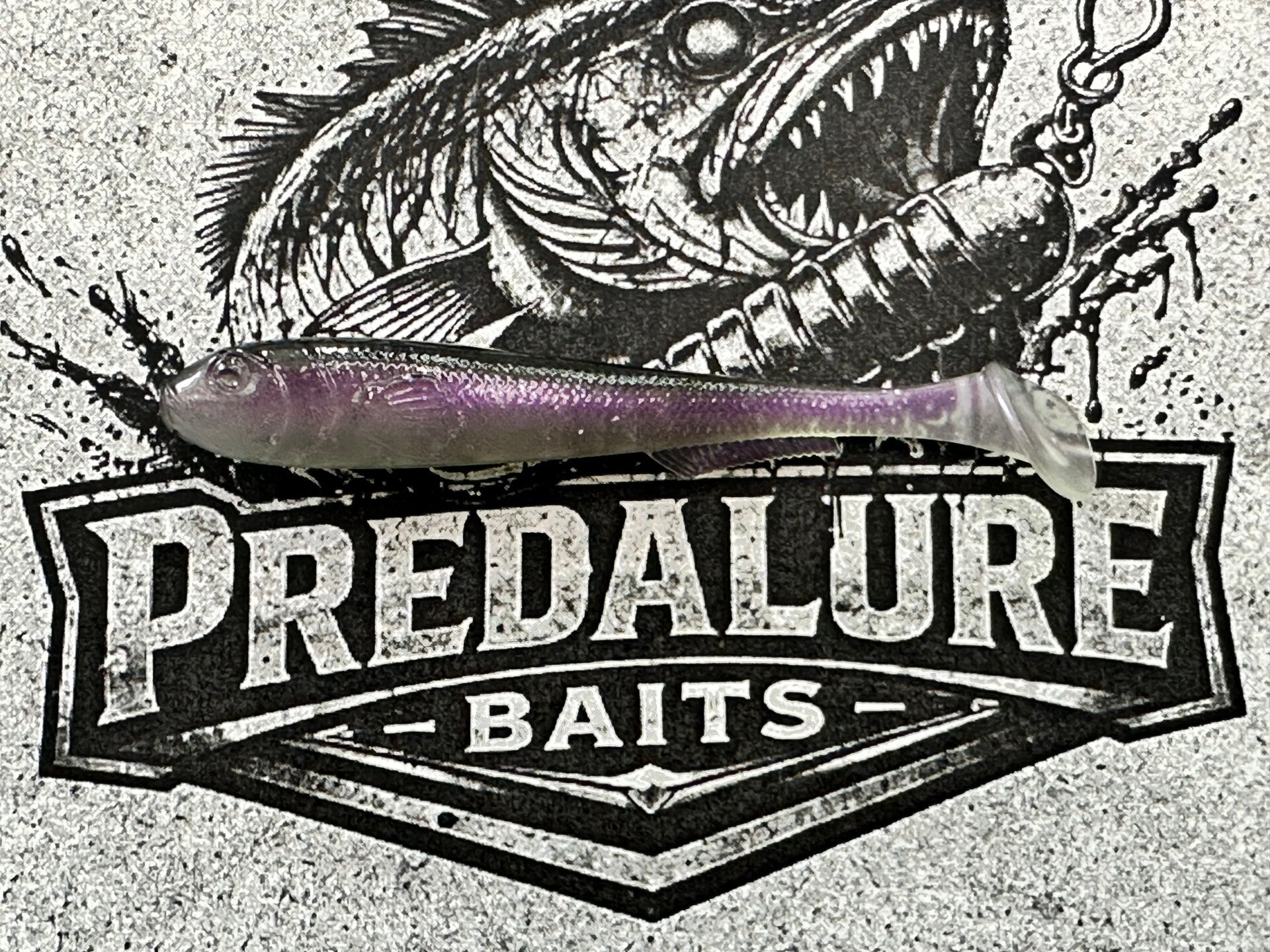Predalure Baits - Paddle tail  7cm – Midnight Violet 6kpl