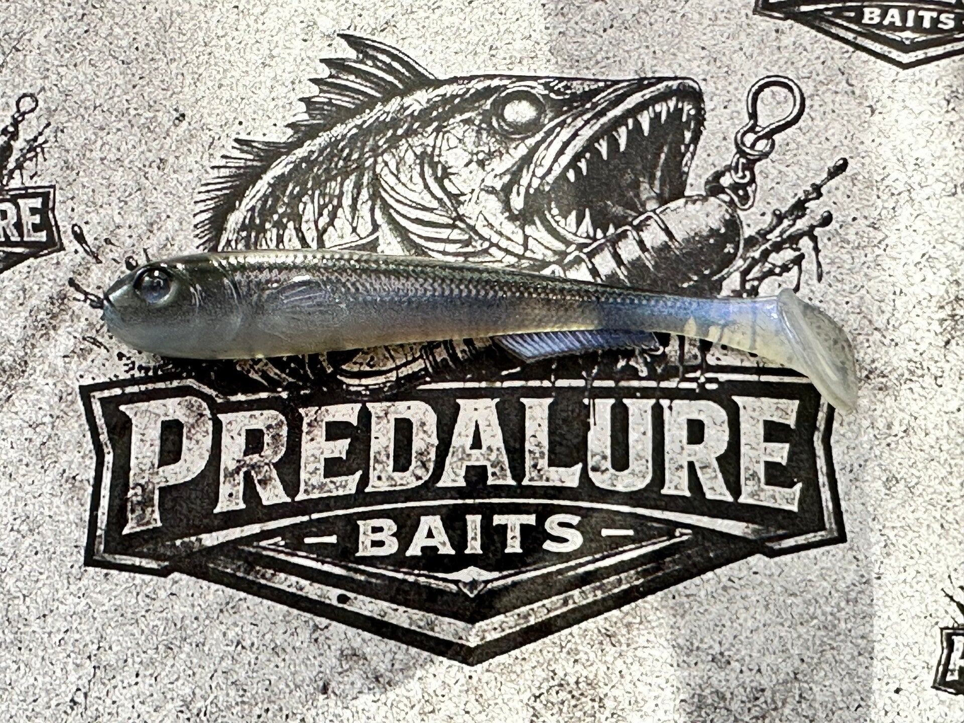 Predalure Baits - Paddle tail  9cm – Sinimuikku 6kpl