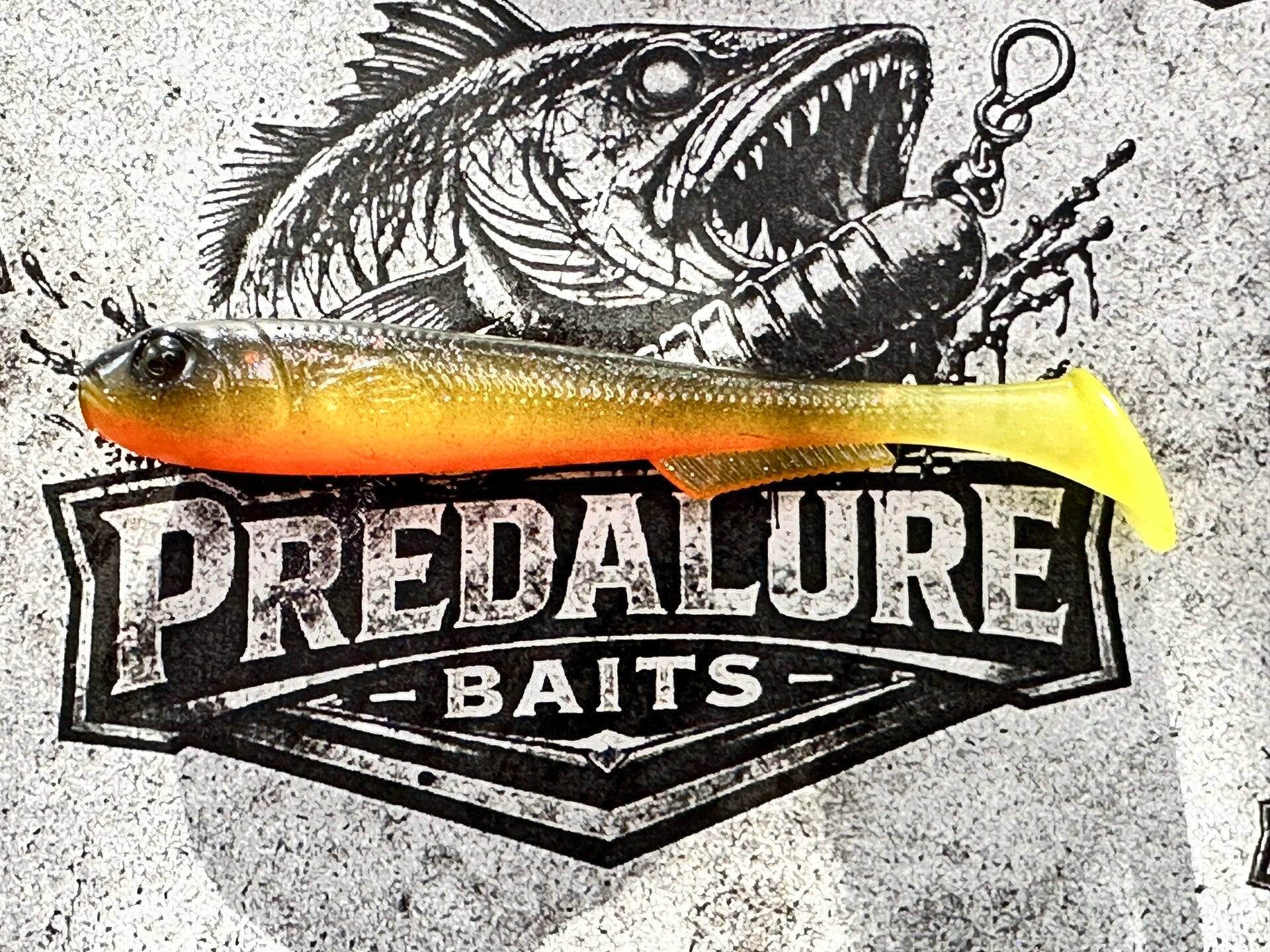 Predalure Baits - Paddle tail 7cm – Inferno Minnow 6kpl