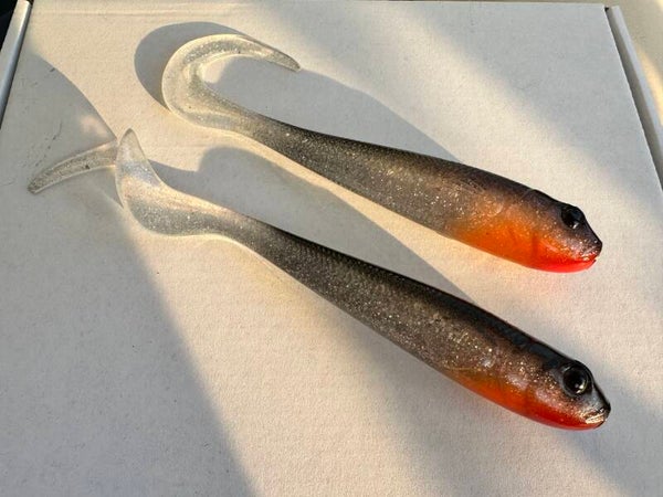 Predalure Baits - Burnt Shiner - 15cm Curly Tail