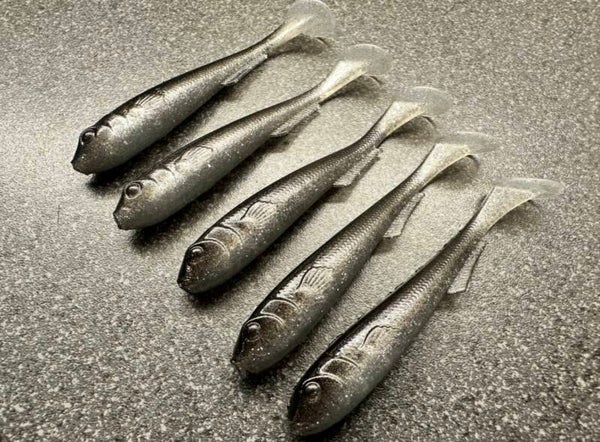Predalure Baits - Paddle tail – Muikku 7cm (Extra Soft)