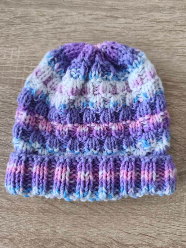 Sockenhexe "liebevoll" selbst gestrickte Baby Mütze