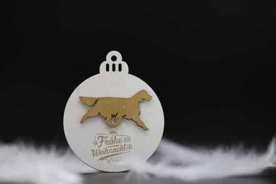 Weihnachtsanhänger aus Holz