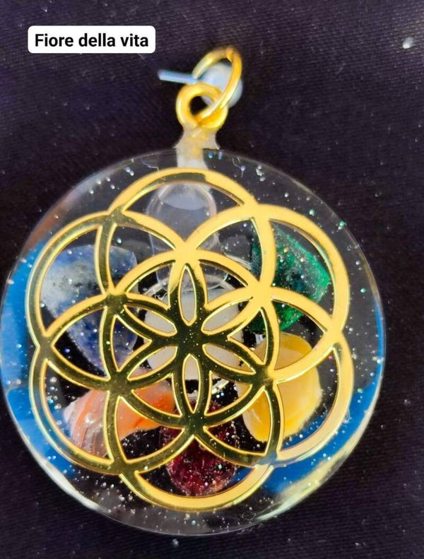 Orgone Fiore della vita 7 chakra